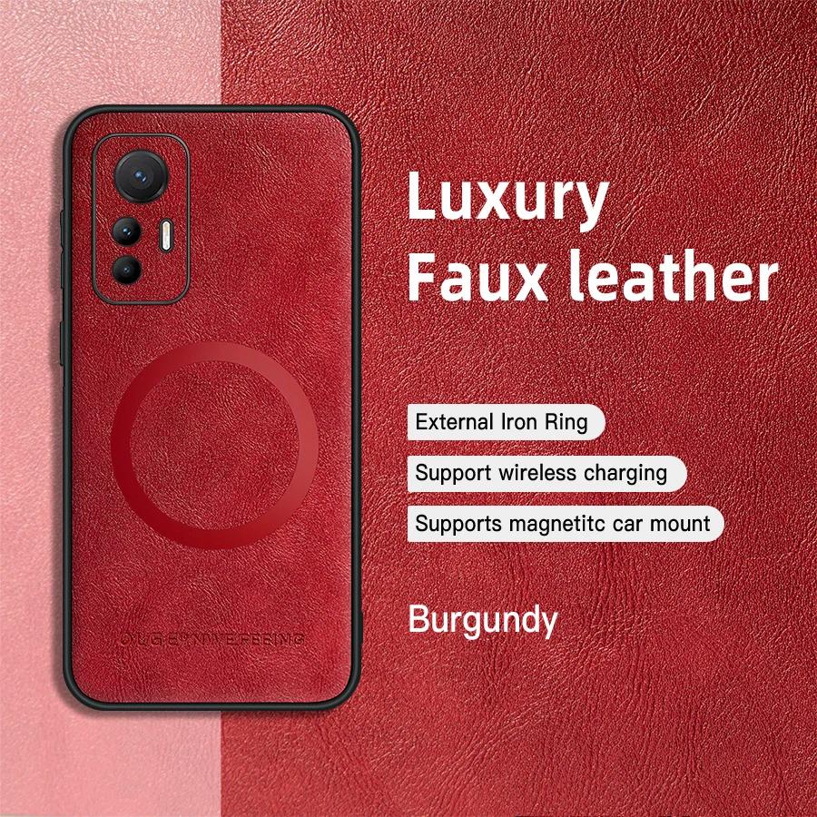 Classic Leather Wireless Charging For Magsafe Magnetic Case For Xiaomi 12 Lite Xiaomi12 Lite 5G Soft Back Cover For Xiaomi 12
Classic Leather Wireless Charging For Magsafe Magnetic Case For Xiaomi 12 Lite Xiaomi12 Lite 5G Soft Back Cover For Xiaomi 12