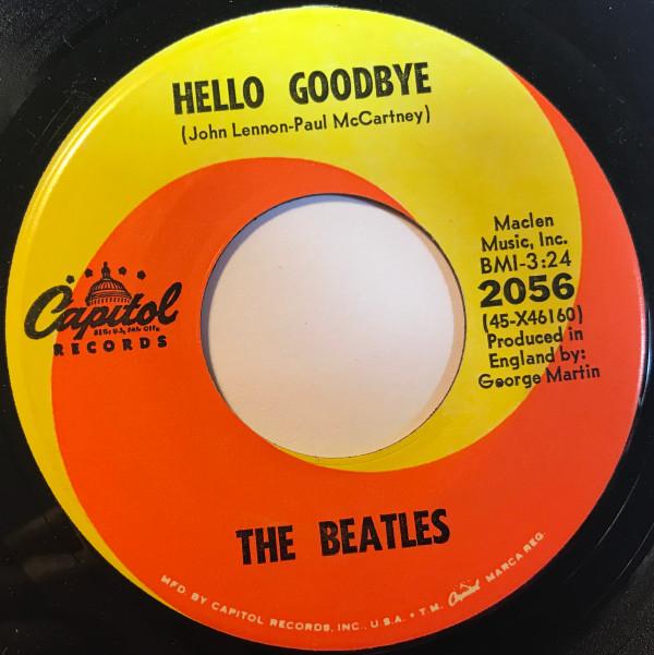 7-дюймовая пластинка BEATLES - Hello Goodbye 2056 Capitol Records 1967 США Рок Б/У
7-дюймовая пластинка BEATLES - Hello Goodbye 2056 Capitol Records 1967 США Рок Б/У
