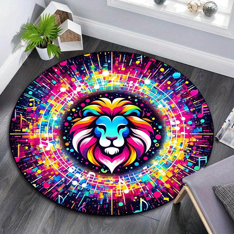 1pc Soft, Absorbent & Non Slip Music and colorful lions Round Rug Soft Circle Rug for Living Room & Bedroom Decor, Chair Mats, and Unforgett 80cm by 80cm
1pc Soft, Absorbent & Non Slip Music and colorful lions Round Rug Soft Circle Rug for Living Room & Bedroom Decor, Chair Mats, and Unforgett 80cm by 80cm