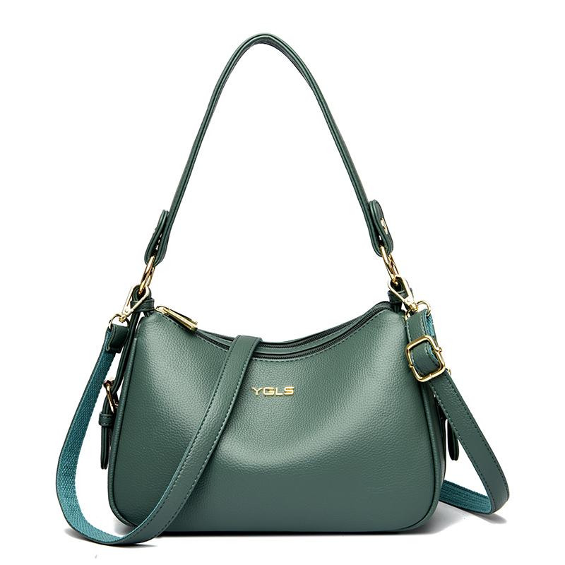 Мягкая кожаная сумка через плечо для женщин, большая вместительная сумка-мессенджер, высококачественные однотонные сумки через плечо, модная сумка
Мягкая кожаная сумка через плечо для женщин, большая вместительная сумка-мессенджер, высококачественные однотонные сумки через плечо, модная сумка