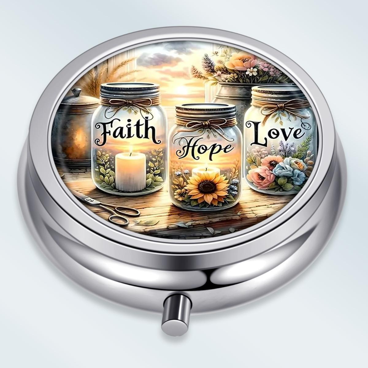 Portable Pill Box with 3 Compartments, Mini Metal Medicine Organizer Case, Cute Printed Pill Container for Vitamins, Pills, Jewelry, Travel, Daily Use разноцветный
Portable Pill Box with 3 Compartments, Mini Metal Medicine Organizer Case, Cute Printed Pill Container for Vitamins, Pills, Jewelry, Travel, Daily Use разноцветный