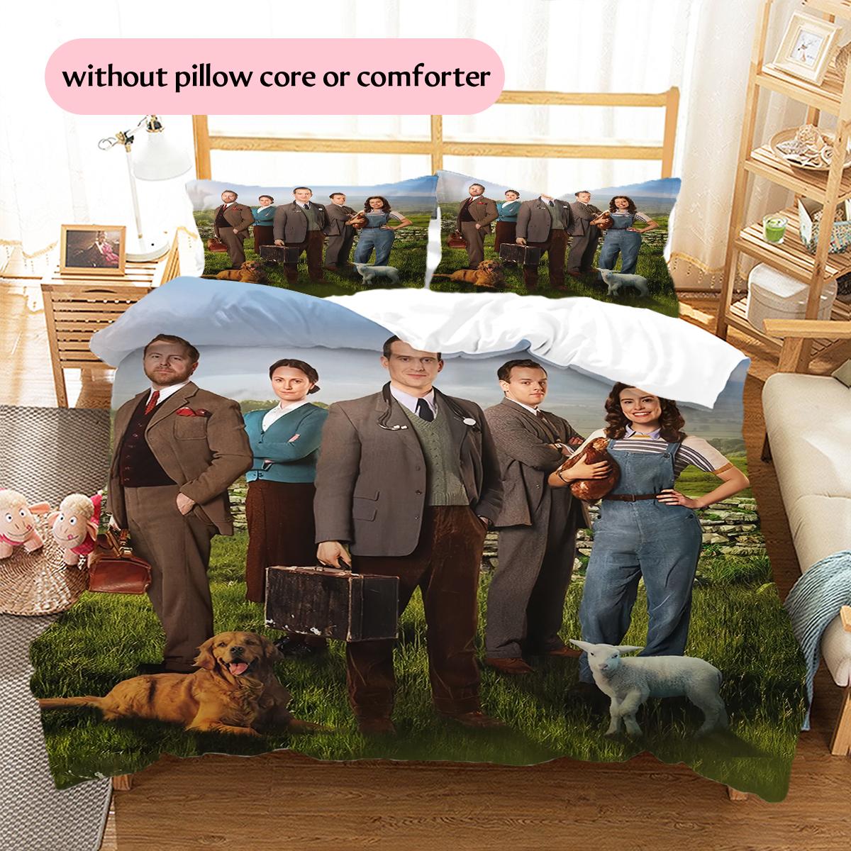 All Creatures Great and Small2 Pattern Bedding Home Decoration Birthday & Festival Gift (1 * duvet cover + 2 * pillowcase, without core) 135x200cm
All Creatures Great and Small2 Pattern Bedding Home Decoration Birthday & Festival Gift (1 * duvet cover + 2 * pillowcase, without core) 135x200cm