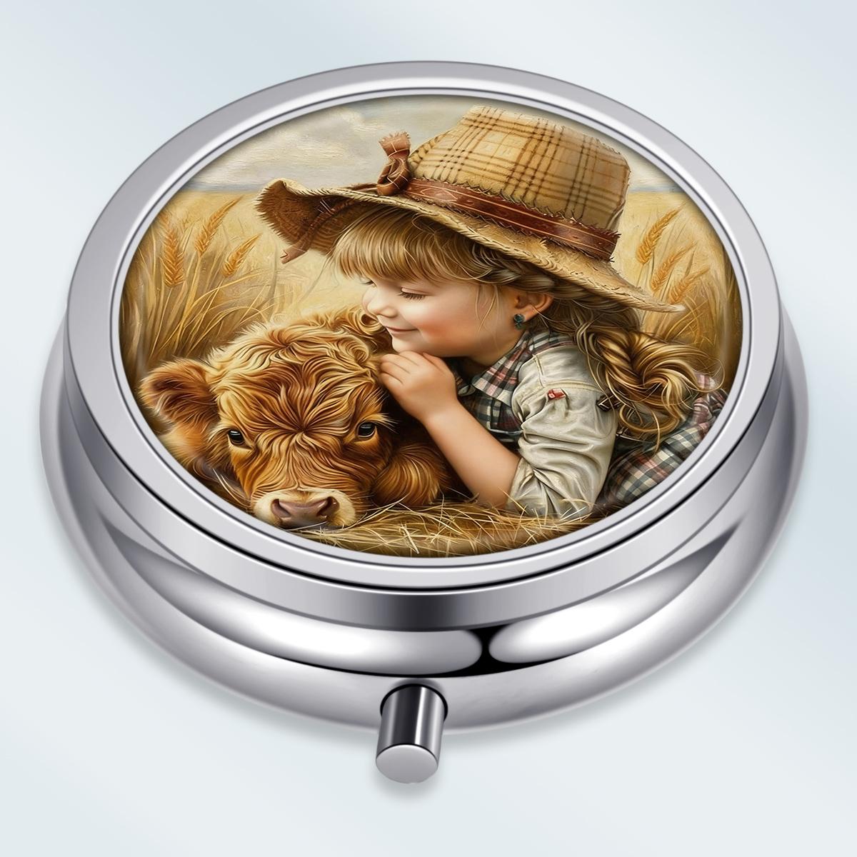 Portable Pill Box with 3 Compartments, Mini Metal Medicine Organizer Case, Cute Printed Pill Container for Vitamins, Pills, Jewelry, Travel, Daily Use різнокольоровий
Portable Pill Box with 3 Compartments, Mini Metal Medicine Organizer Case, Cute Printed Pill Container for Vitamins, Pills, Jewelry, Travel, Daily Use різнокольоровий