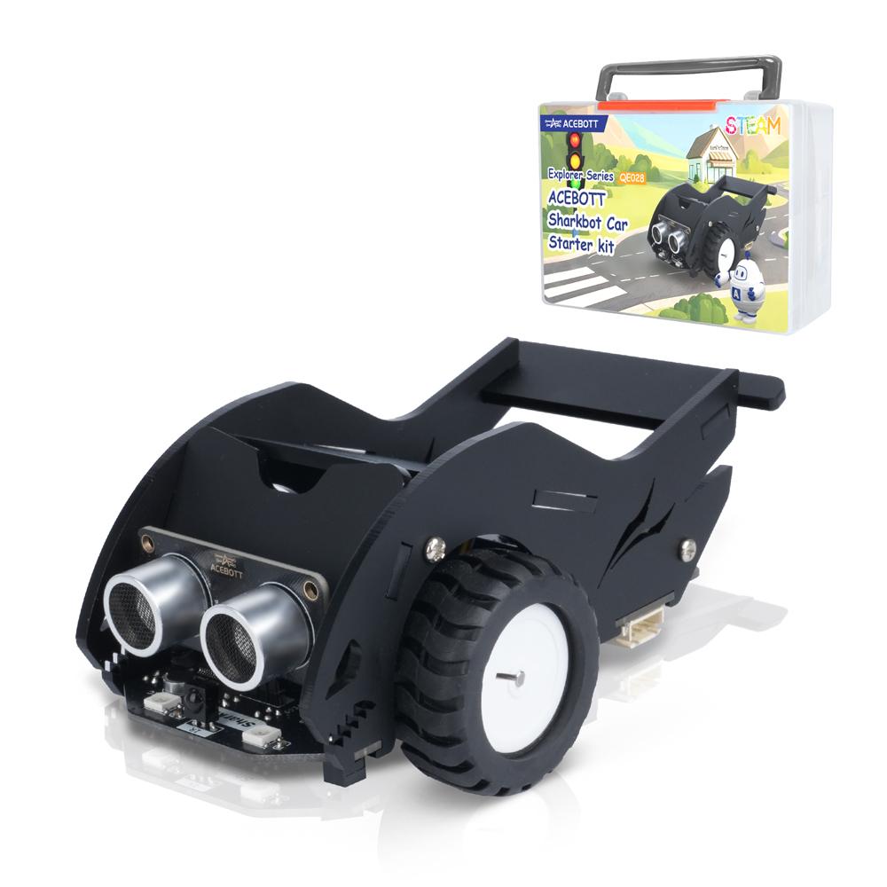 ACEBOTT SharkBot Smart Robot Car Kit with ESP32 for Arduino STEAM Programming Educational Toy
ACEBOTT SharkBot Smart Robot Car Kit with ESP32 for Arduino STEAM Programming Educational Toy