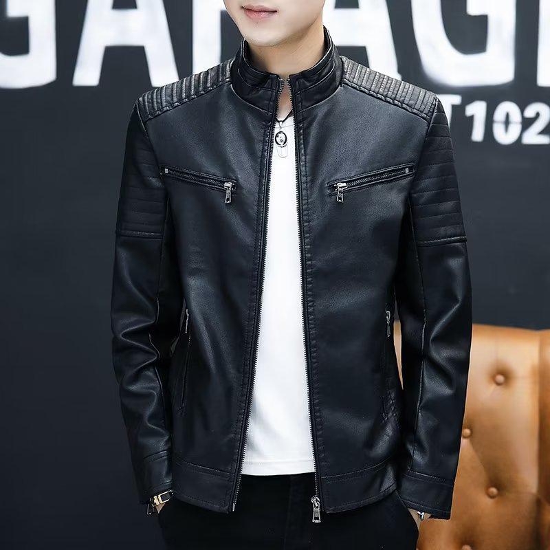 Men s Trendy Slim Fit PU Leather Motorcycle Jacket for Spring, Autumn, and Winter. 2XL кавовий
Men s Trendy Slim Fit PU Leather Motorcycle Jacket for Spring, Autumn, and Winter. 2XL кавовий