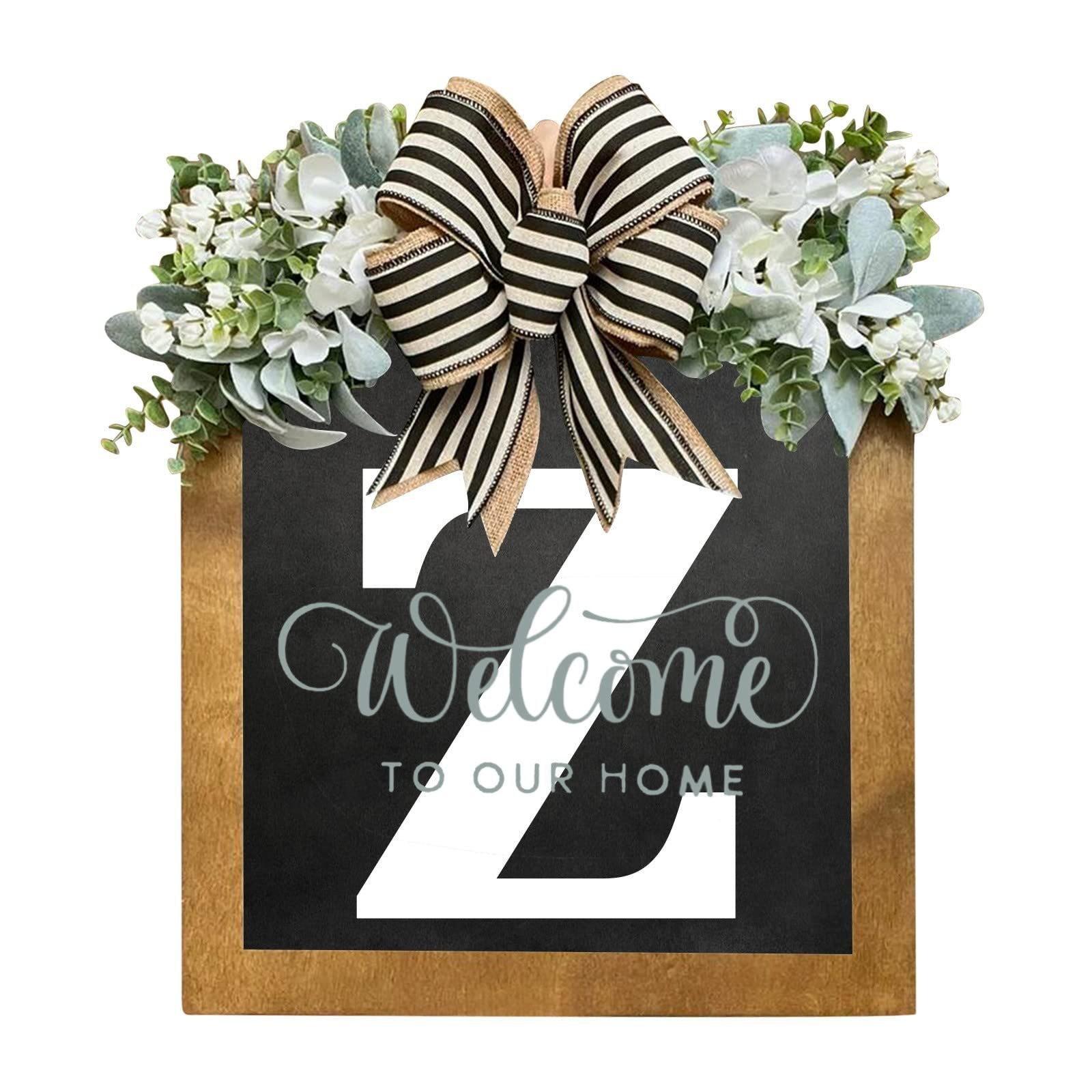 Last Name Welcome Sign for Front Door-14 x12 , Wreaths for Front Door, 26 Letter Front Porch Decor Wreaths, Welcome Sign
Last Name Welcome Sign for Front Door-14 x12 , Wreaths for Front Door, 26 Letter Front Porch Decor Wreaths, Welcome Sign
