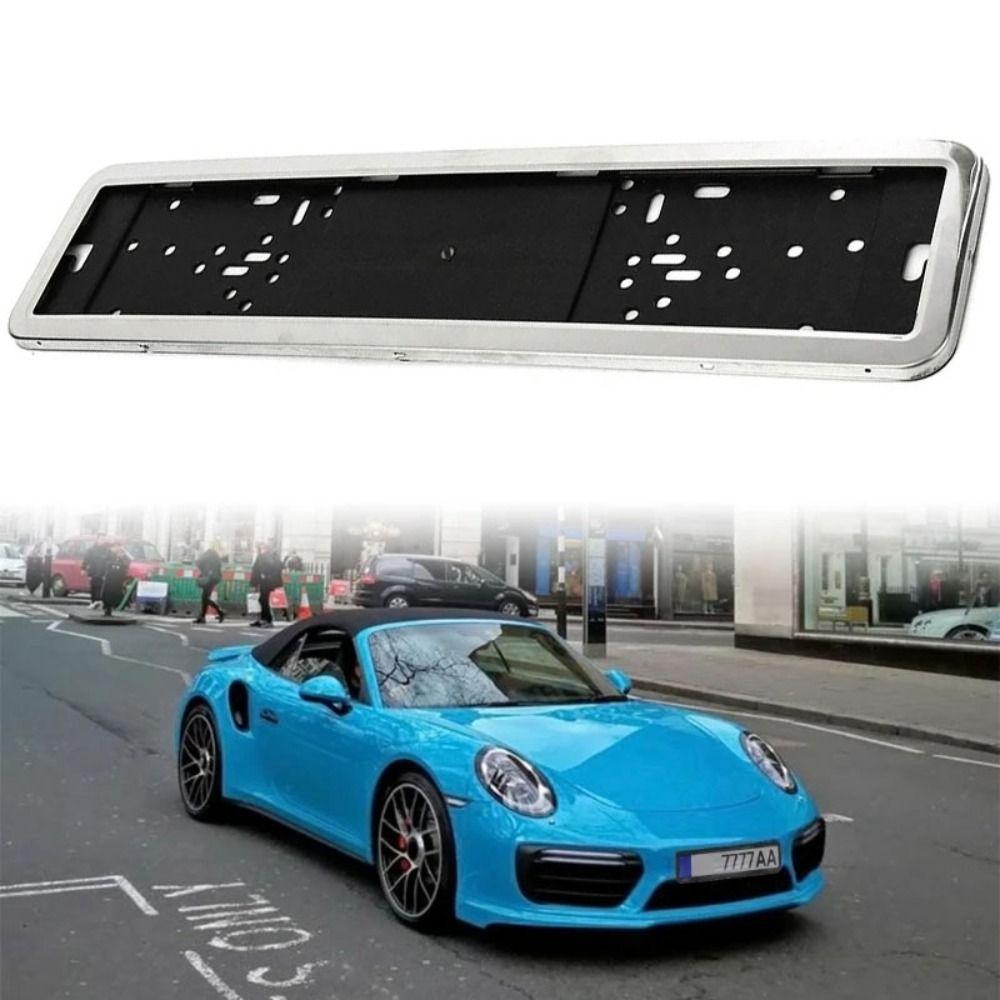 Waterproof Car License Number Plate Holder License Plate Frame Vehicles Exterior Decoration срібний
Waterproof Car License Number Plate Holder License Plate Frame Vehicles Exterior Decoration срібний