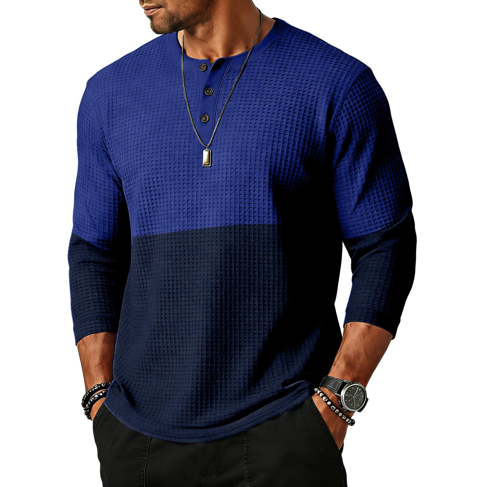 Men’s Long Sleeve Knit Henley Shirt Casual Pullover with Button Design Lightweight Top for Everyday Wear M
Men’s Long Sleeve Knit Henley Shirt Casual Pullover with Button Design Lightweight Top for Everyday Wear M