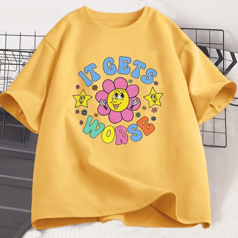 It Gets Worse Meme T Shirt Unisex WOMEN Funny Unisex Tshirt Casual Short Sleeve Weird Tees Unisex s Cotton T-shirts Oversized Clothes 4XL
It Gets Worse Meme T Shirt Unisex WOMEN Funny Unisex Tshirt Casual Short Sleeve Weird Tees Unisex s Cotton T-shirts Oversized Clothes 4XL