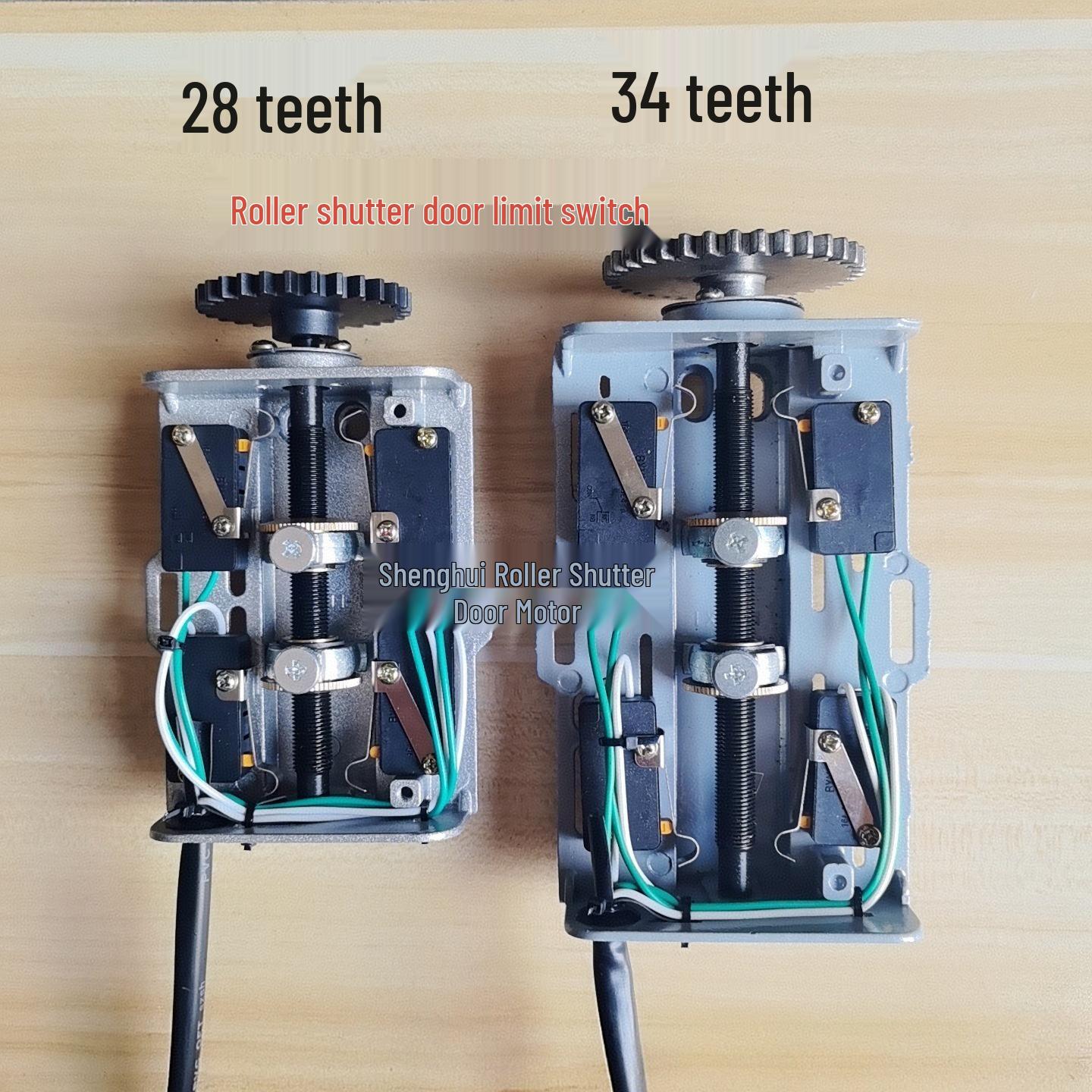 Jielong Universal Roller Shutter Door Motor Limit Switch, 28-tooth & 34-tooth, Middle Mount 28-tooth, Middle Mount, 2 Switches
Jielong Universal Roller Shutter Door Motor Limit Switch, 28-tooth & 34-tooth, Middle Mount 28-tooth, Middle Mount, 2 Switches
