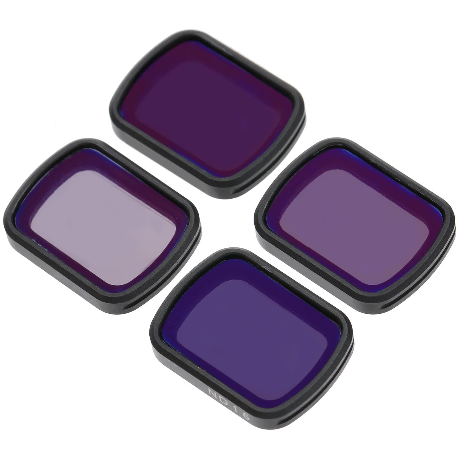 Набор из 4 магнитных фильтров ND4+ND8+ND16+ND32 для защиты линз нейтральной плотности для OSMO POCKET 2
Набор из 4 магнитных фильтров ND4+ND8+ND16+ND32 для защиты линз нейтральной плотности для OSMO POCKET 2
