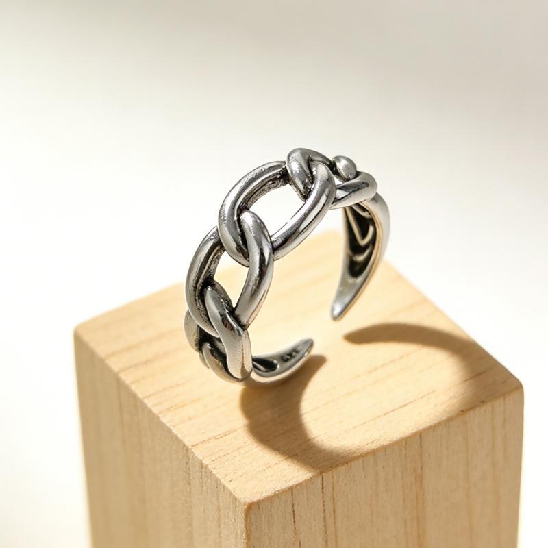 Hip-hop Cuban Chain 925 Sterling Silver Jewelry Retro Simple Personality Opening Rings 02878 серебряный
Hip-hop Cuban Chain 925 Sterling Silver Jewelry Retro Simple Personality Opening Rings 02878 серебряный