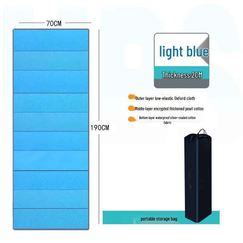 Outdoor Folding Moisture-Proof Camping Mat Standard
Outdoor Folding Moisture-Proof Camping Mat Standard