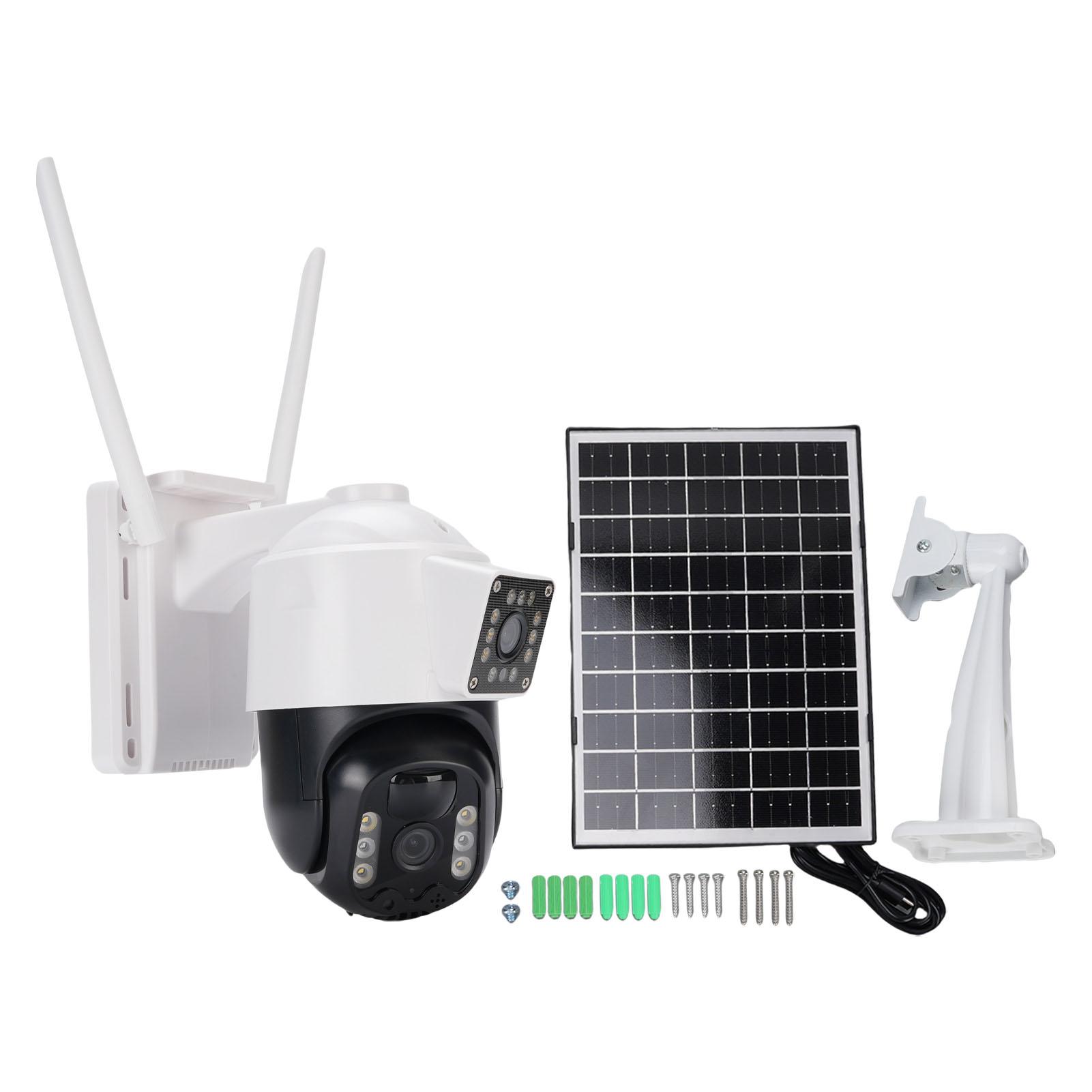 Solar Security Cameras Waterproofing 3MP Wireless Outdoor WiFi Camera Surveillance System Kit with
Solar Security Cameras Waterproofing 3MP Wireless Outdoor WiFi Camera Surveillance System Kit with