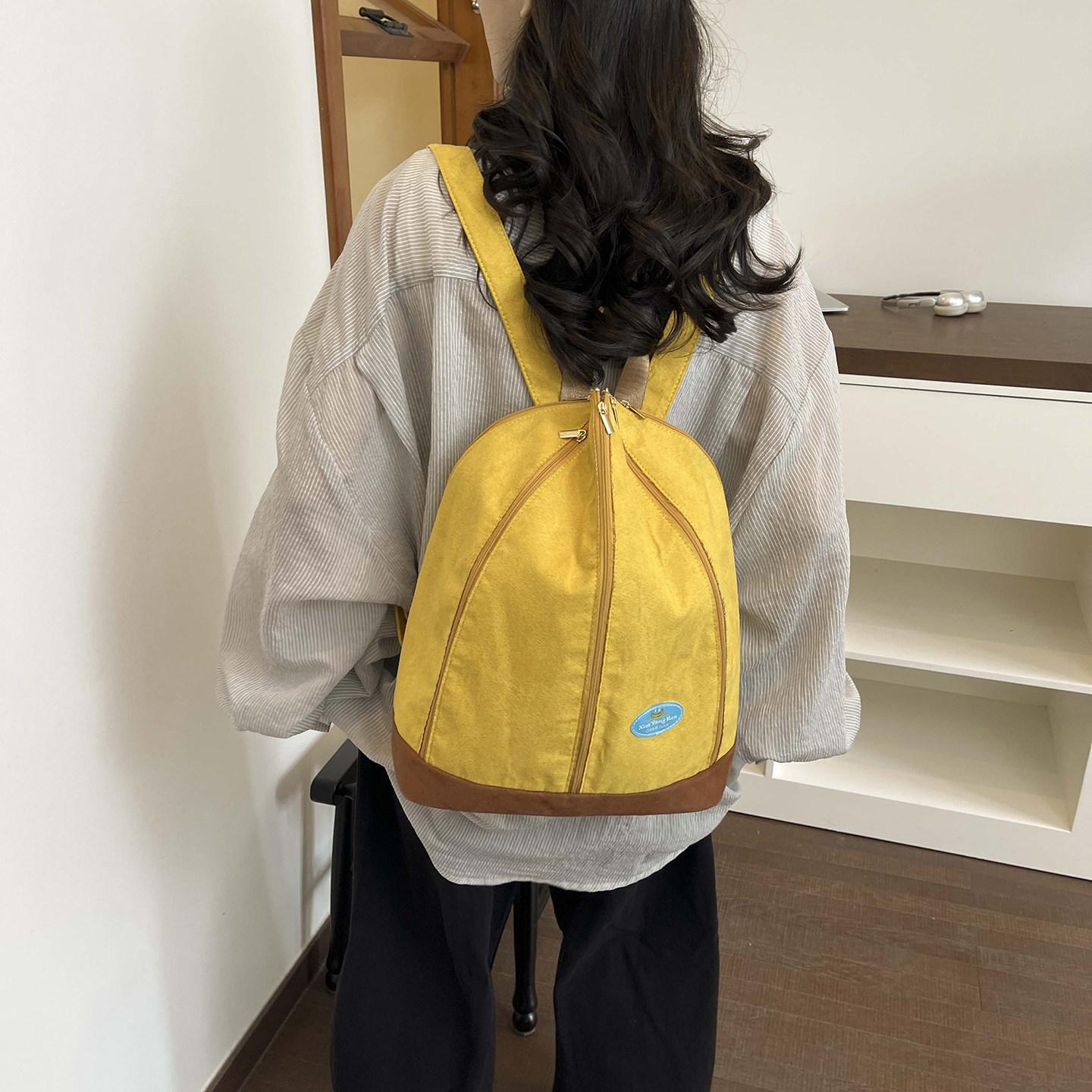 Unique design peelable banana bag backpack2026Spring large-capacity portable versatile backpack for daily use жовтий
Unique design peelable banana bag backpack2026Spring large-capacity portable versatile backpack for daily use жовтий