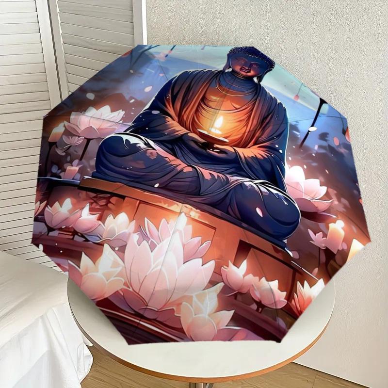1pc Buddha Lotus Meditation Umbrella with Plastic Handle,Suitable for All Seasons Home Travel Outdoor UmbrellaDD154
1pc Buddha Lotus Meditation Umbrella with Plastic Handle,Suitable for All Seasons Home Travel Outdoor UmbrellaDD154