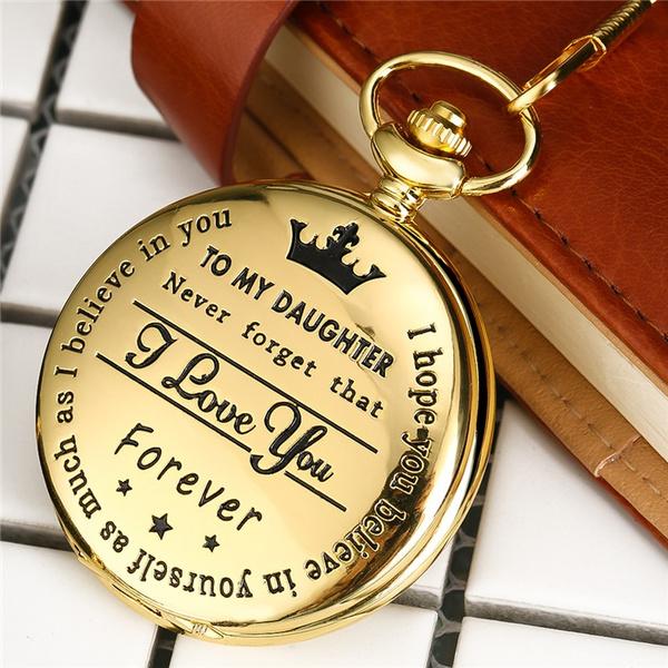 Steampunk Full Hunter Golden/Silver/Black Quartz Analog Alloy To My Daughter Pocket Watches/To My SON Pocket Watches Pendant Chain Roman Number Clock
Steampunk Full Hunter Golden/Silver/Black Quartz Analog Alloy To My Daughter Pocket Watches/To My SON Pocket Watches Pendant Chain Roman Number Clock
