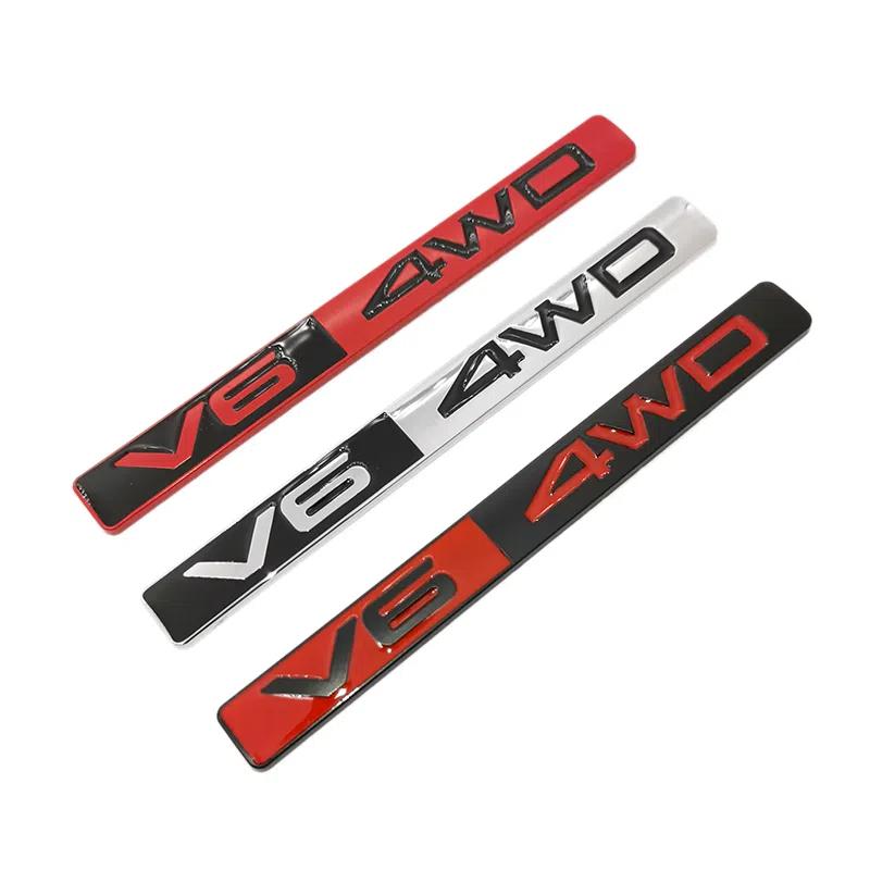 1Pcs Metal V6 4WD 3D Logo Car Sticker Decal Head Car Side Fender Rear Trunk Emblem Badge Sticker Decals for Any Vehicle чорний/червоний
1Pcs Metal V6 4WD 3D Logo Car Sticker Decal Head Car Side Fender Rear Trunk Emblem Badge Sticker Decals for Any Vehicle чорний/червоний