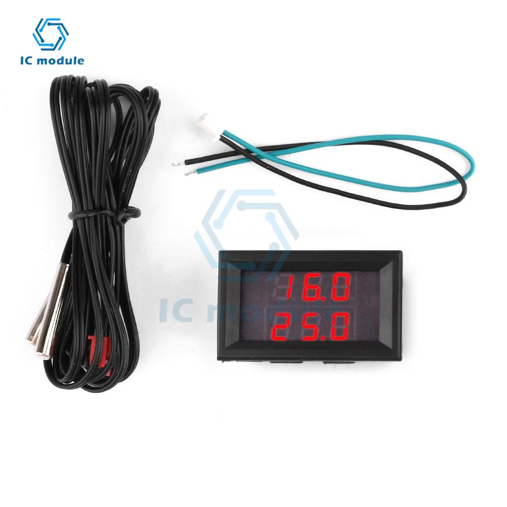H28TT DC 4-28V LED three-digit Dual Display Digital Thermometer Thermometer NTC Metal Waterproof Probe Temperature Sensor
H28TT DC 4-28V LED three-digit Dual Display Digital Thermometer Thermometer NTC Metal Waterproof Probe Temperature Sensor