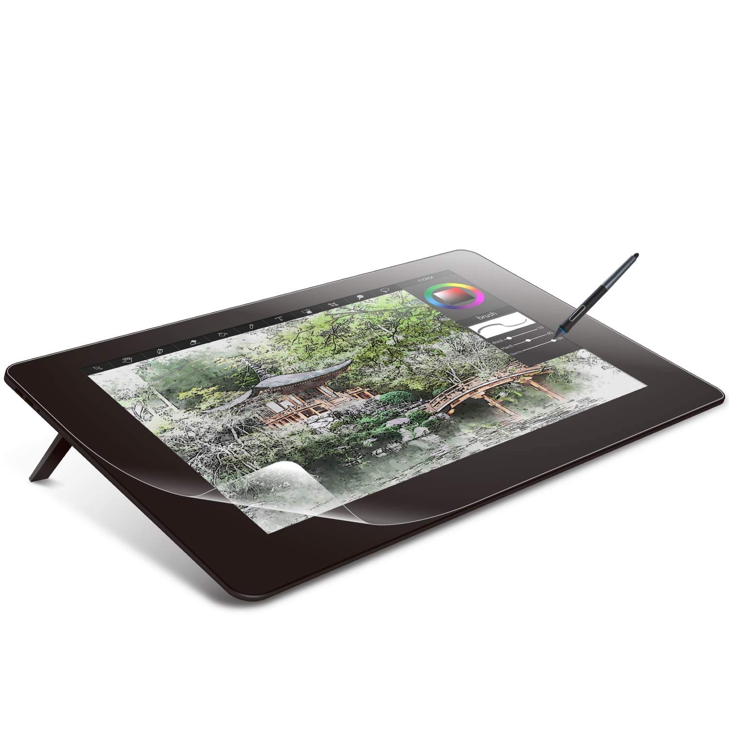 ELECOM Wacom Liquid Tablet LCD Pen Tablet Wacom Cintiq Pro 24 Film Drawing Feel Paper Texture Kent Paper those who want to reduce wear on the pen Made
ELECOM Wacom Liquid Tablet LCD Pen Tablet Wacom Cintiq Pro 24 Film Drawing Feel Paper Texture Kent Paper those who want to reduce wear on the pen Made