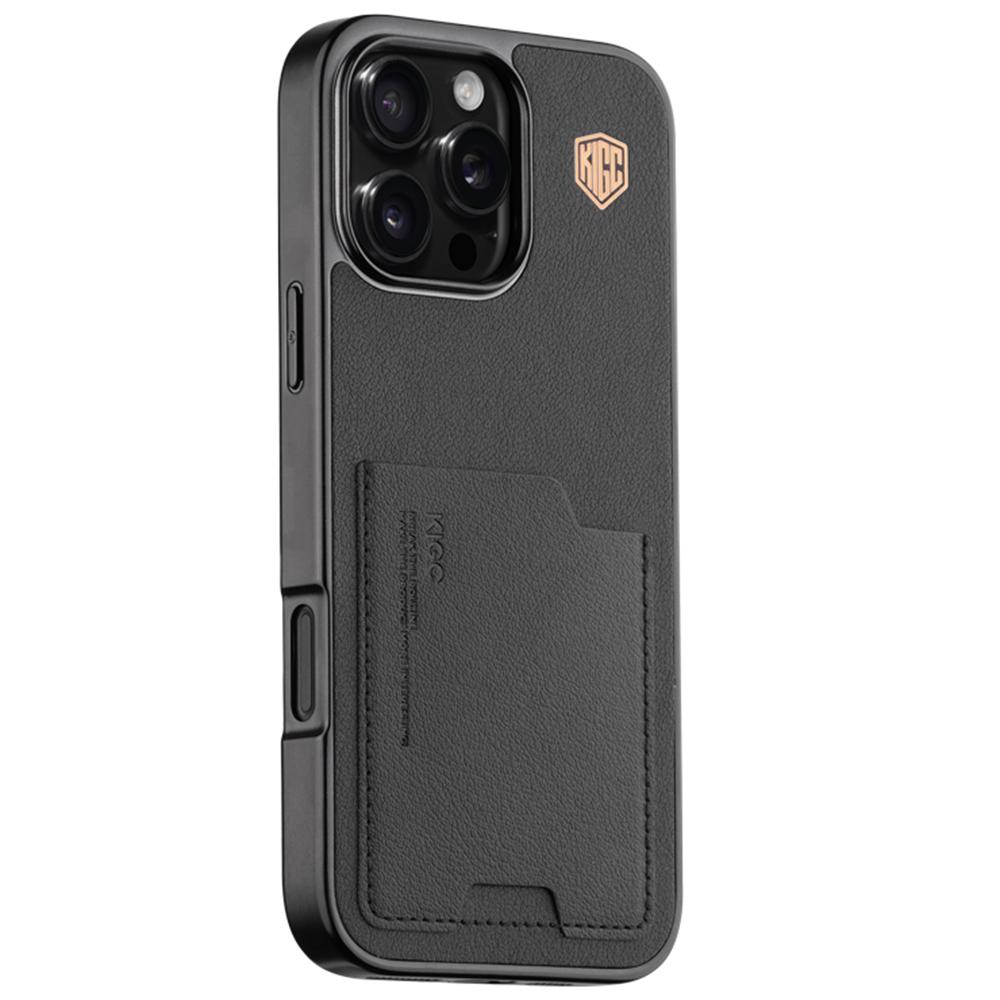 KIGC For iPhone 16 Pro Case Leather+PC+TPU Electroplating Phone Cover with Card Holder C
KIGC For iPhone 16 Pro Case Leather+PC+TPU Electroplating Phone Cover with Card Holder C