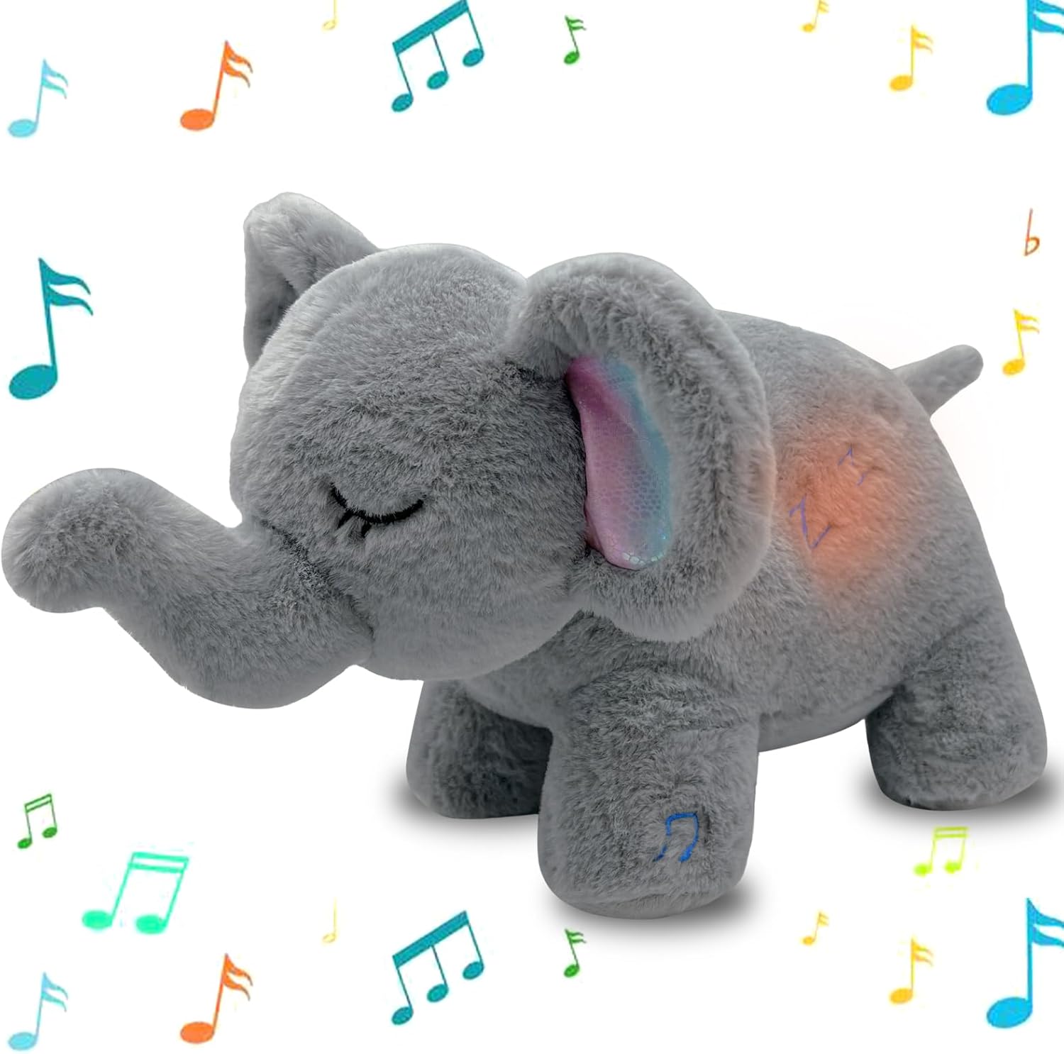 Breathing Elephant Plush Doll Stuffed Toy Baby Breathing Sleeping Companion Music and Light Doll Sensory Stuffed Toy Kids Gift 20cm-7.8in
Breathing Elephant Plush Doll Stuffed Toy Baby Breathing Sleeping Companion Music and Light Doll Sensory Stuffed Toy Kids Gift 20cm-7.8in