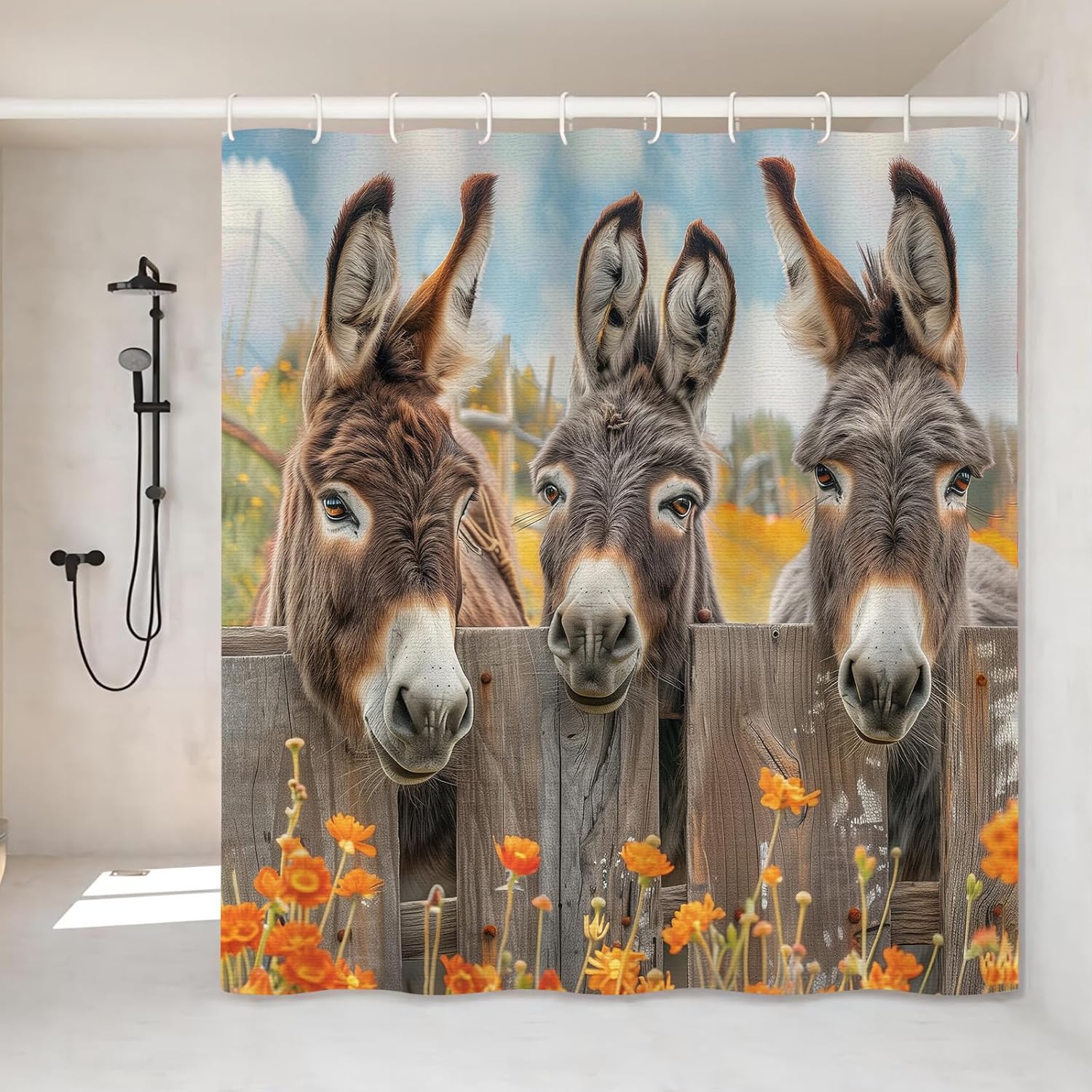 Butterfly Garden Shower Curtain - Colorful Floral Bathroom Decor - Natural Floral Curtain - Modern Home Farmhouse Decor W60H190(CM)-1 Pcs
Butterfly Garden Shower Curtain - Colorful Floral Bathroom Decor - Natural Floral Curtain - Modern Home Farmhouse Decor W60H190(CM)-1 Pcs