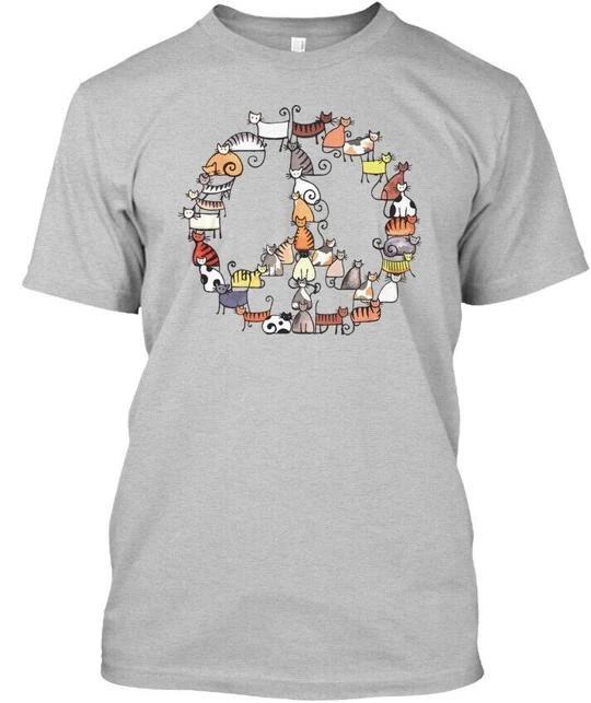 Cat-peace TTshirt Made in the USA Size S to 5XL 4XL
Cat-peace TTshirt Made in the USA Size S to 5XL 4XL