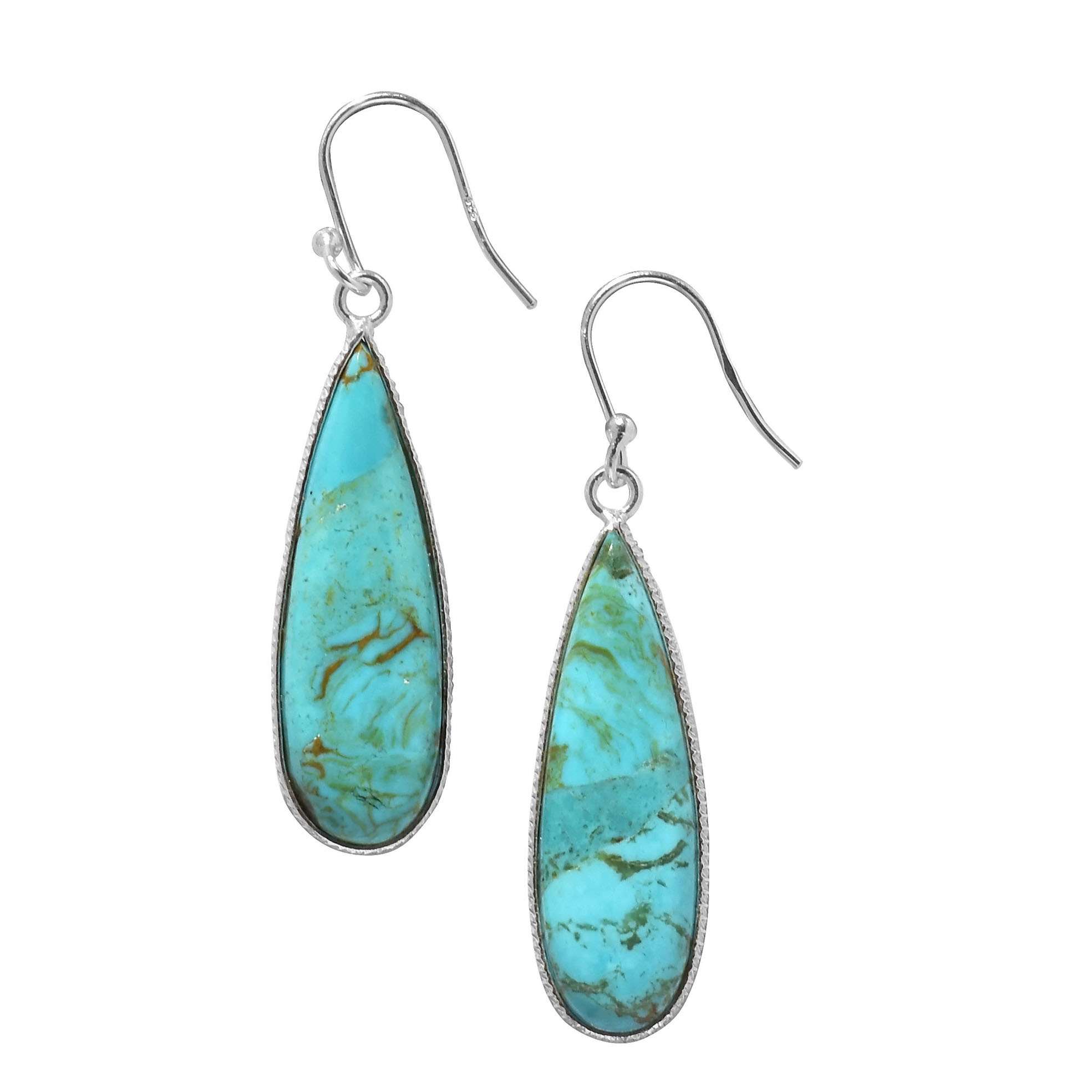 Turquoise Gemstone Earrings Solid 925 Sterling Silver Handmade Earrings Jewelry Gift For Women And Girls E-3270
Turquoise Gemstone Earrings Solid 925 Sterling Silver Handmade Earrings Jewelry Gift For Women And Girls E-3270