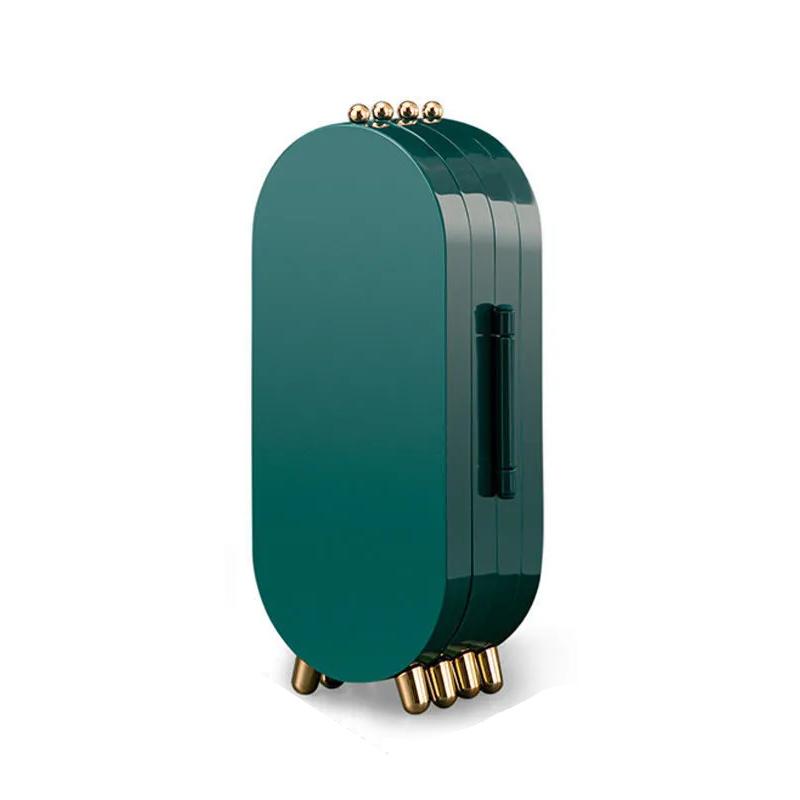 WTEMPO коробка для хранения ювелирных изделий, серьги, ожерелья, шкатулка для ювелирных изделий, домашняя многофункциональная складная портативная витрина 11.5*6.5*23.5cm зелёный
WTEMPO коробка для хранения ювелирных изделий, серьги, ожерелья, шкатулка для ювелирных изделий, домашняя многофункциональная складная портативная витрина 11.5*6.5*23.5cm зелёный