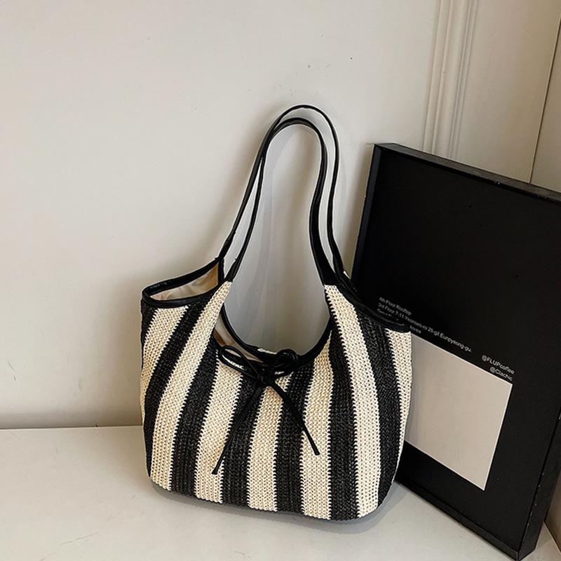 Женская соломенная сумка-тоут с бантом, дорожная сумка, большая вместимость, простая сумка через плечо, женская плетеная сумка 40x13x28cm
Женская соломенная сумка-тоут с бантом, дорожная сумка, большая вместимость, простая сумка через плечо, женская плетеная сумка 40x13x28cm
