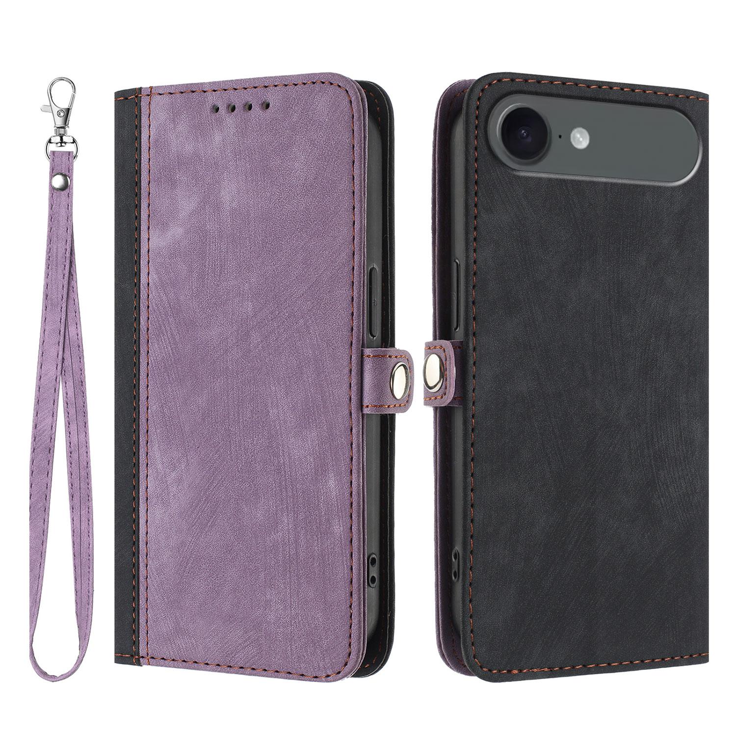For iPhone Air PU Leather Case with Strap Phone Cover Stand Side Magnetic Button Design E
For iPhone Air PU Leather Case with Strap Phone Cover Stand Side Magnetic Button Design E