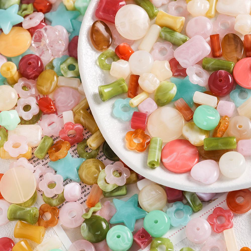 20g Acrylic Dyeing Mixed Shape Bead Maillard Bead Handmade DIY Bracelet Necklace Material Phone Chain Phone Case Accessories
20g Acrylic Dyeing Mixed Shape Bead Maillard Bead Handmade DIY Bracelet Necklace Material Phone Chain Phone Case Accessories