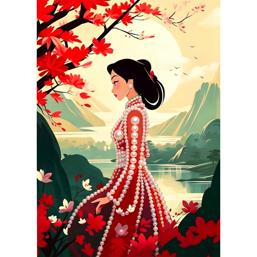 Disney Pearl Art Mulan DIY Pearl Painting Kit Pearl Art Wall Decor Suitable for Home Office Decoration Handmade Gift 30x40
Disney Pearl Art Mulan DIY Pearl Painting Kit Pearl Art Wall Decor Suitable for Home Office Decoration Handmade Gift 30x40
