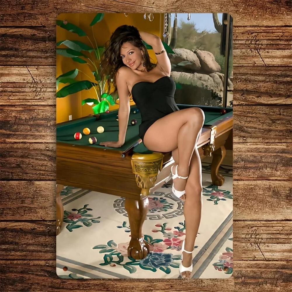 Retro Metal Tin Sign Vintage Billiards Wall Art for Man Cave Bar Decor 20x30cm
Retro Metal Tin Sign Vintage Billiards Wall Art for Man Cave Bar Decor 20x30cm