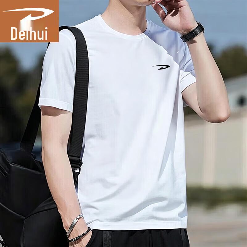 DELHUI Men s Pure Cotton Loose Fit Short Sleeve T-Shirt M
DELHUI Men s Pure Cotton Loose Fit Short Sleeve T-Shirt M