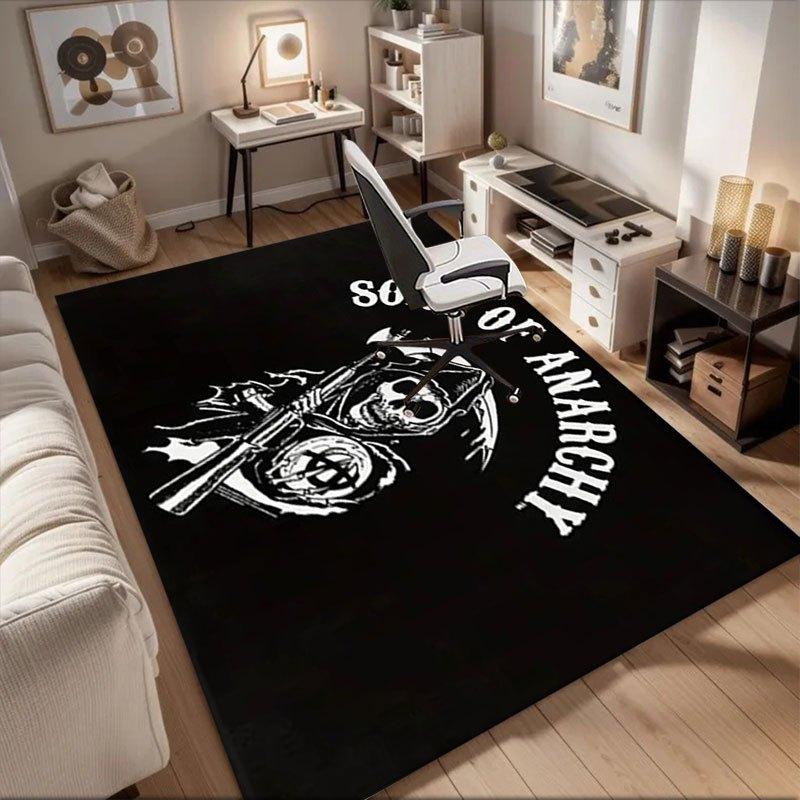Sons of Anarchy Reaper Motorcycle Club T-ShirtOffice Mat Perfect for Home Decor Office Desk Chair Rugs Chair Carpet for office Polyester Cha 60cm by 90cm
Sons of Anarchy Reaper Motorcycle Club T-ShirtOffice Mat Perfect for Home Decor Office Desk Chair Rugs Chair Carpet for office Polyester Cha 60cm by 90cm