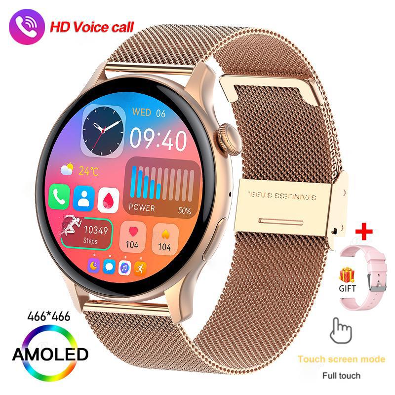 NFC Bluetooth Call Smartwatch Women AMOLED 1.43 HD экран Всегда отображает время Голосовой помощник Smart Watch Подходит для Xiaomi Apple Phone
NFC Bluetooth Call Smartwatch Women AMOLED 1.43 HD экран Всегда отображает время Голосовой помощник Smart Watch Подходит для Xiaomi Apple Phone