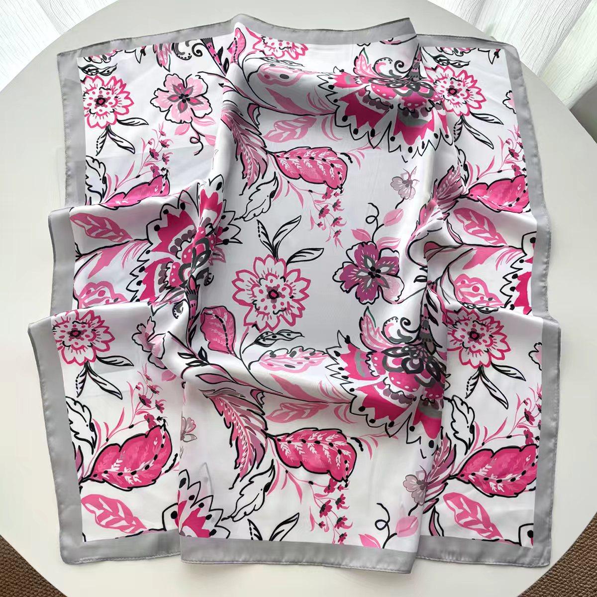 Printed Square Scarf For Women Imitation Silk Scarves Bandanas Luxury Hijab Neckerchief Elegant Travel Shawl Wraps Bag Ribbon
Printed Square Scarf For Women Imitation Silk Scarves Bandanas Luxury Hijab Neckerchief Elegant Travel Shawl Wraps Bag Ribbon