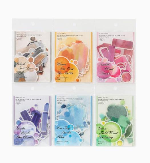 6packs Kawaii Stationery Stickers Watercolor Fantasy Junk Journal Planner Decorative Sticker Scrapbooking
6packs Kawaii Stationery Stickers Watercolor Fantasy Junk Journal Planner Decorative Sticker Scrapbooking
