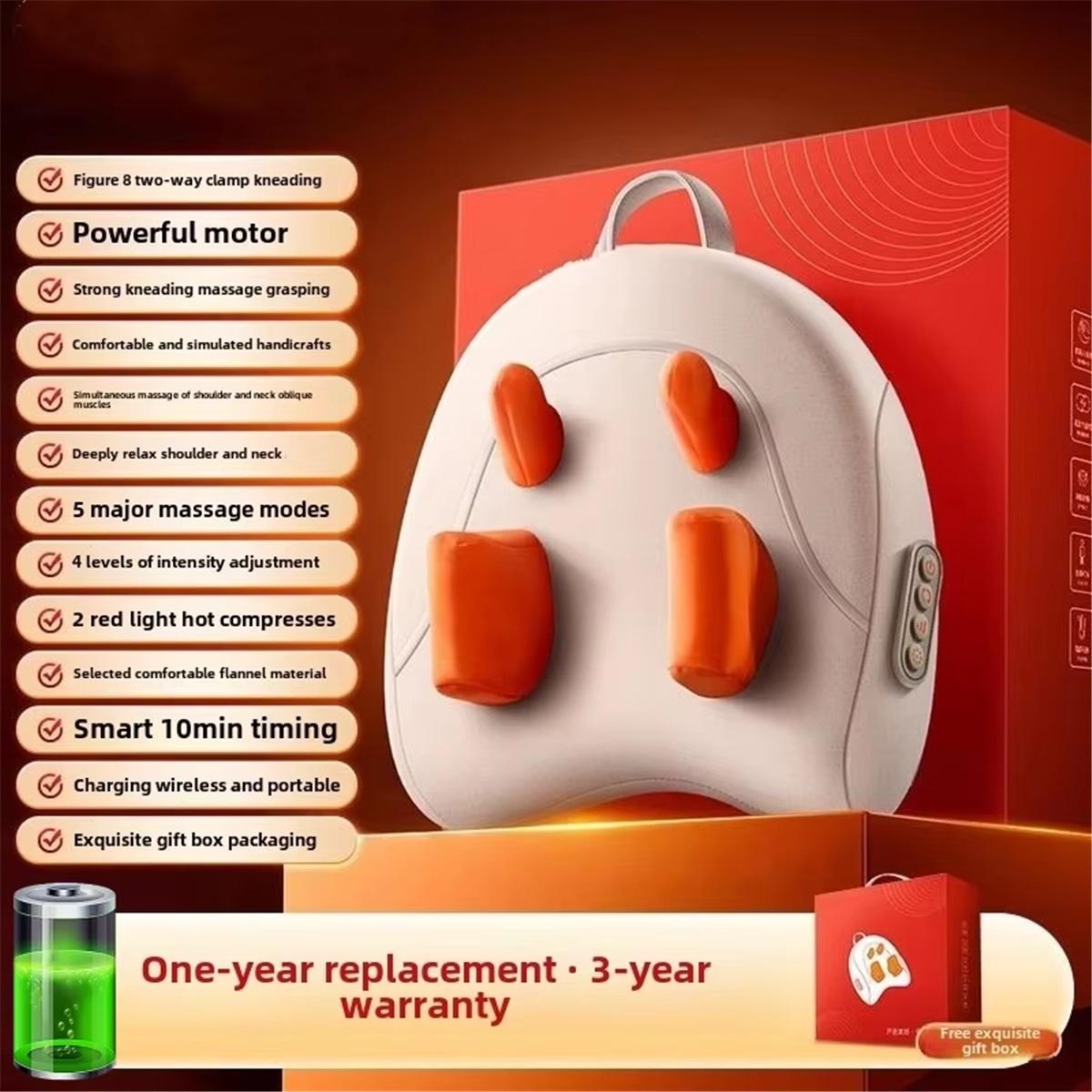 Trapezius Electric Massage Pillow Wireless Car And Home Massager Heating Waist Neck Leg Cervical Shiatsu Kneading
Trapezius Electric Massage Pillow Wireless Car And Home Massager Heating Waist Neck Leg Cervical Shiatsu Kneading