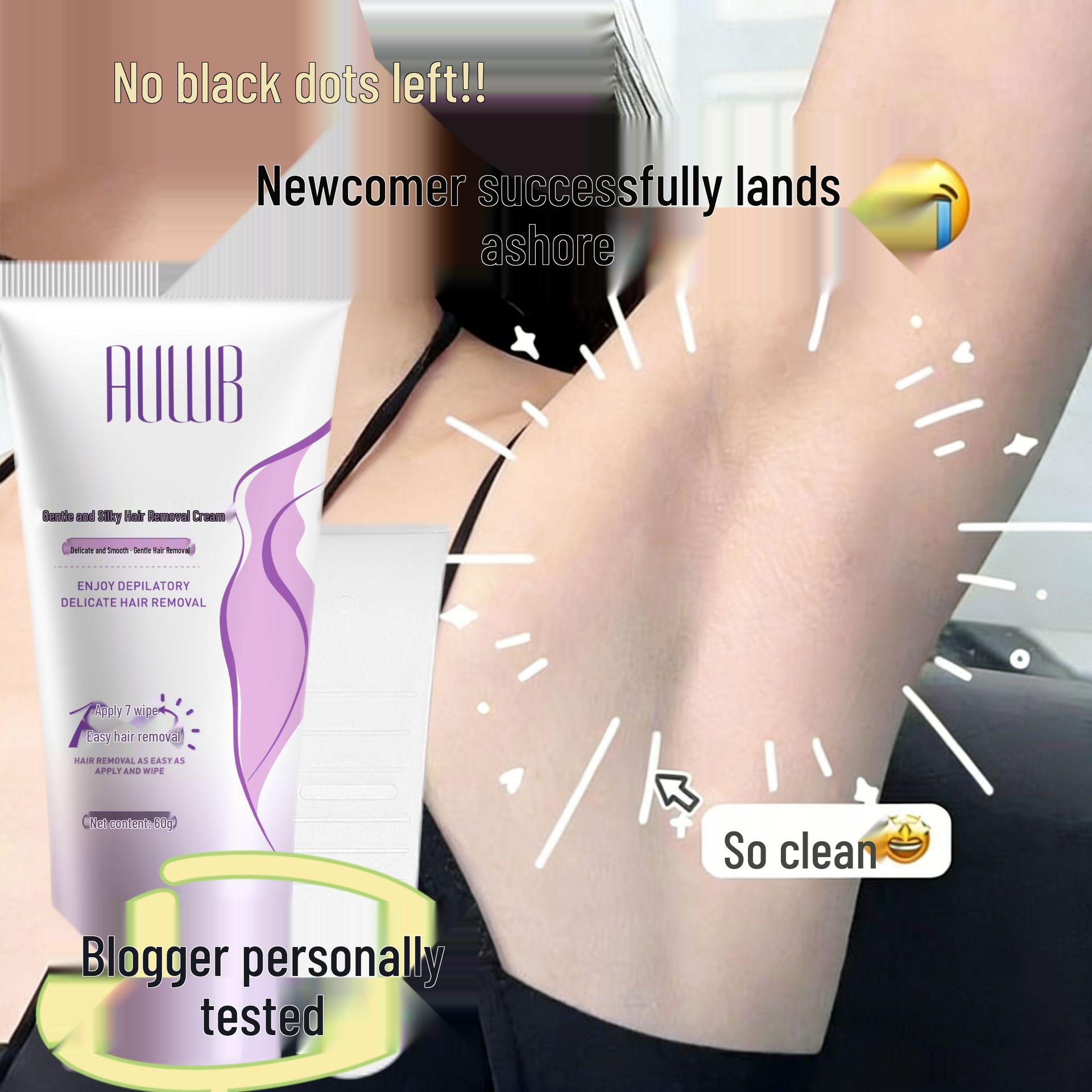 Gentle AUWB Unisex Hair Removal Cream - Painless, Soothing, No Black Spots, Non-Irritating for Arm & Leg Hair. Bottle
Gentle AUWB Unisex Hair Removal Cream - Painless, Soothing, No Black Spots, Non-Irritating for Arm & Leg Hair. Bottle