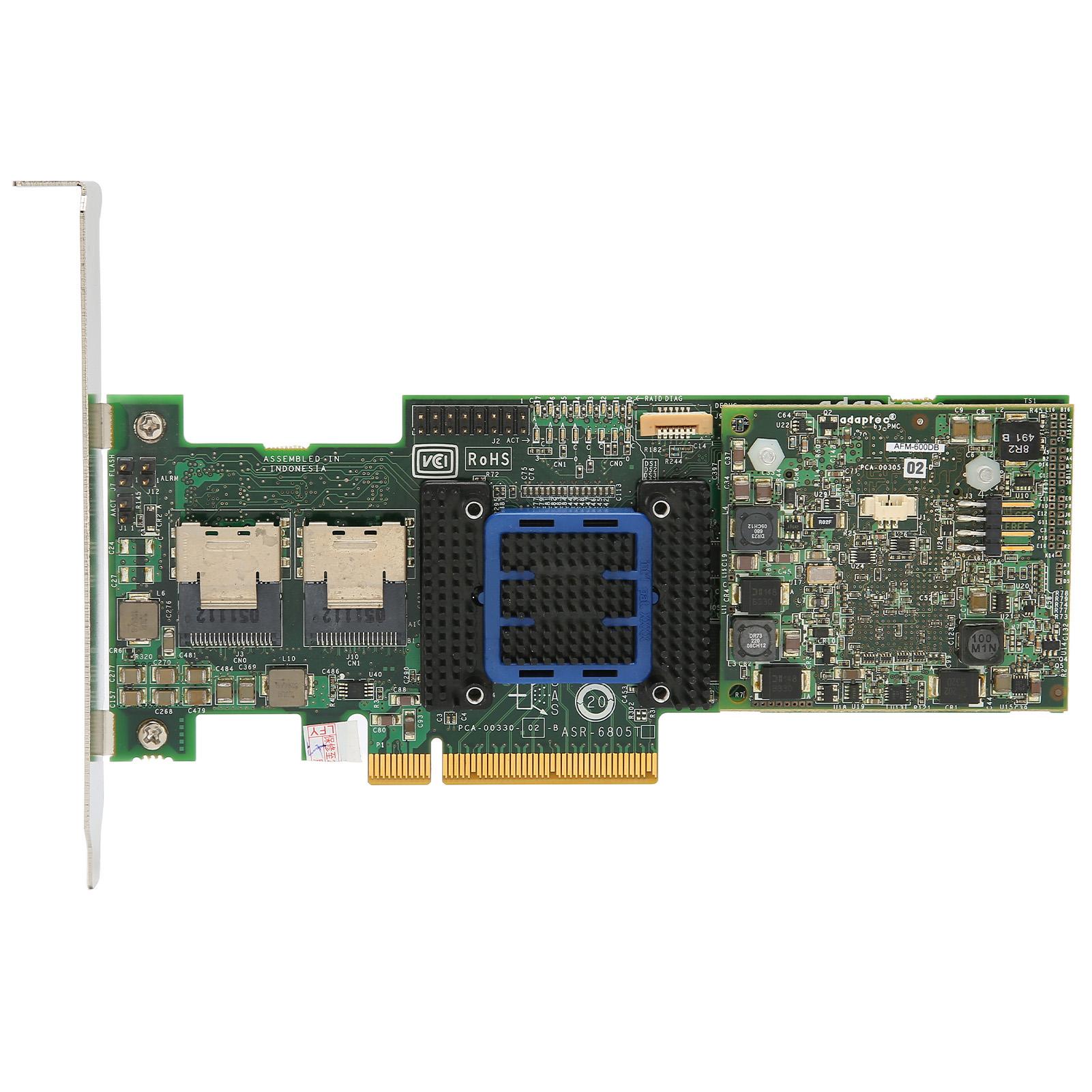 PCIE 2.0 X8 Array Card Cache Protection Smart Power Management ASR 6805T Controller Card for Web
PCIE 2.0 X8 Array Card Cache Protection Smart Power Management ASR 6805T Controller Card for Web