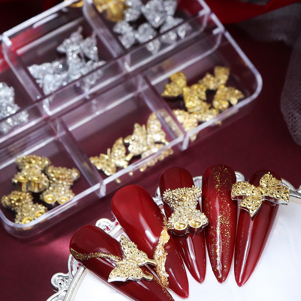 Shiny 3D Nail Drills Bow Nail Accessories DIY Nail Charms Bear Nail Rhinestones Nail Salon
Shiny 3D Nail Drills Bow Nail Accessories DIY Nail Charms Bear Nail Rhinestones Nail Salon