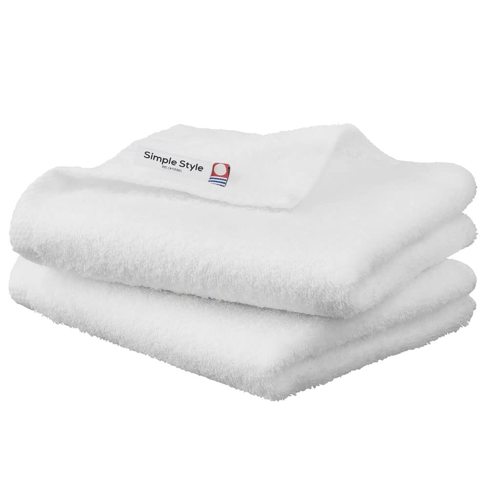 Iris Ohyama Imabari Towel Certified Face Set of Simple Lightweight and Thin Soft and Gentle to the Made in Hotel Bath Imabari Towel Towels, White, 2,
Iris Ohyama Imabari Towel Certified Face Set of Simple Lightweight and Thin Soft and Gentle to the Made in Hotel Bath Imabari Towel Towels, White, 2,