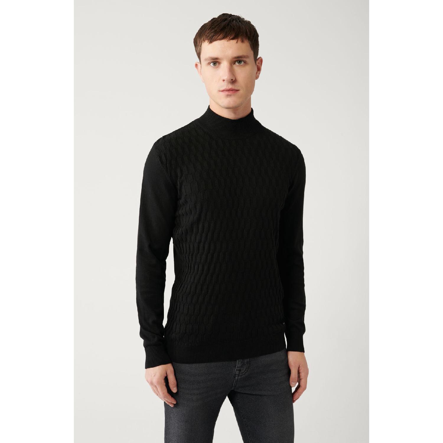Men s Black Half Turtleneck Cotton Knitwear Sweater E005106 2XL чёрный
Men s Black Half Turtleneck Cotton Knitwear Sweater E005106 2XL чёрный