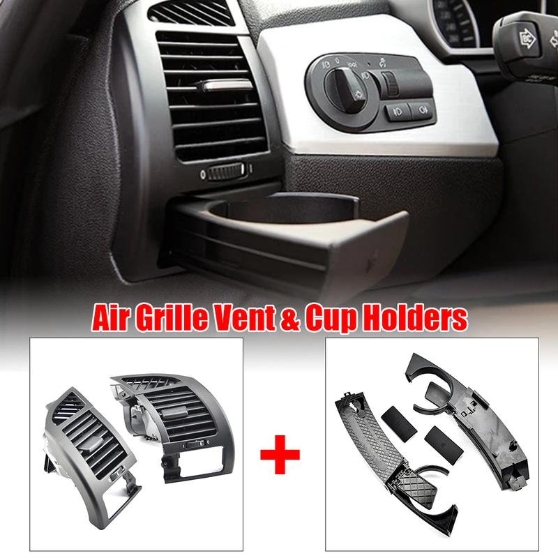 For BMW Z4 E85 E86 2002-2008 Front Dashboard Conditioning Panel Air Vent Oulet Cover Grille Frame Trim & Water Cup Holder Kit
For BMW Z4 E85 E86 2002-2008 Front Dashboard Conditioning Panel Air Vent Oulet Cover Grille Frame Trim & Water Cup Holder Kit