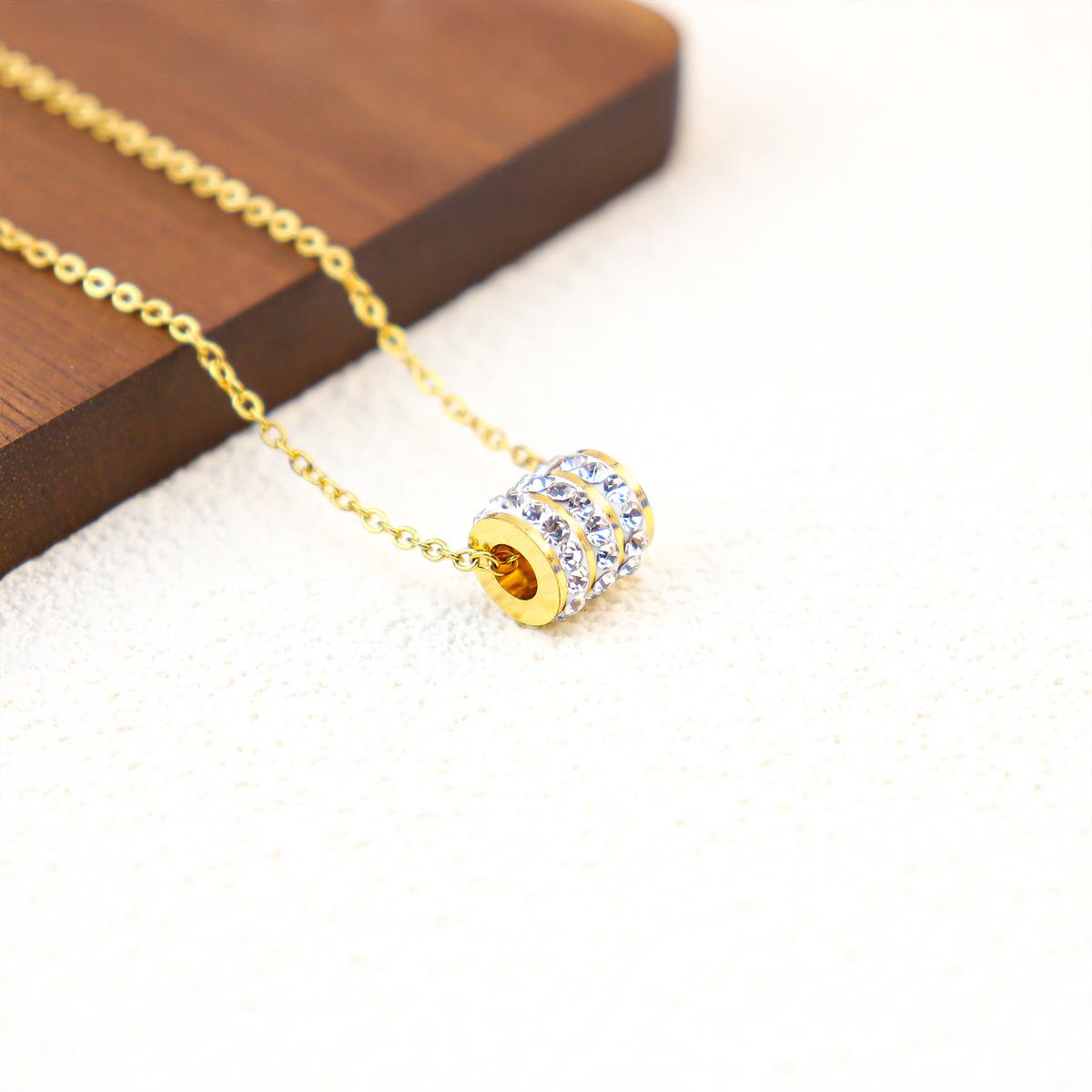 Small Waist With Diamonds And Non-Fading Titanium Steel Necklace For Women, Cold Trend Pendant Collarbone Chain
Small Waist With Diamonds And Non-Fading Titanium Steel Necklace For Women, Cold Trend Pendant Collarbone Chain