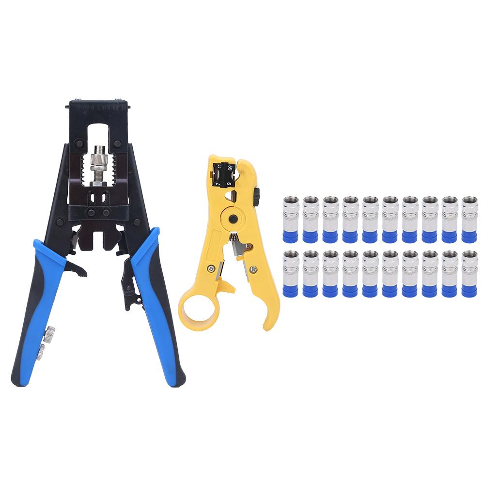 Coaxial Cable Crimper Stripper FBNCRCA Compression Crimping Pliers Network Pliers
Coaxial Cable Crimper Stripper FBNCRCA Compression Crimping Pliers Network Pliers
