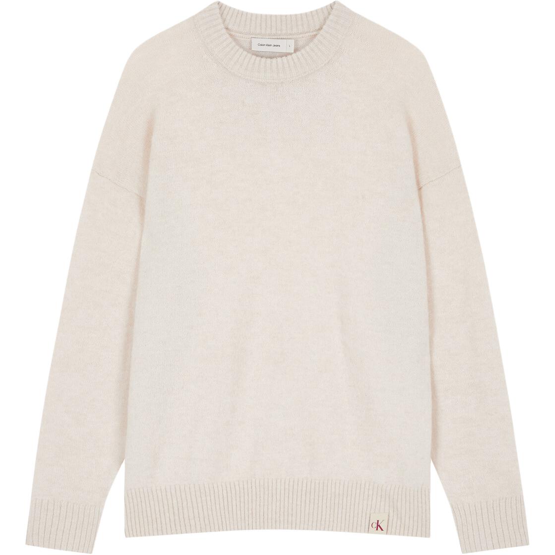 Calvin Klein Solid Color Loose Fit Pullover Round Neck Drop Shoulder Long Sleeve Sweater Men sweater Beige J326737-PDH S
Calvin Klein Solid Color Loose Fit Pullover Round Neck Drop Shoulder Long Sleeve Sweater Men sweater Beige J326737-PDH S